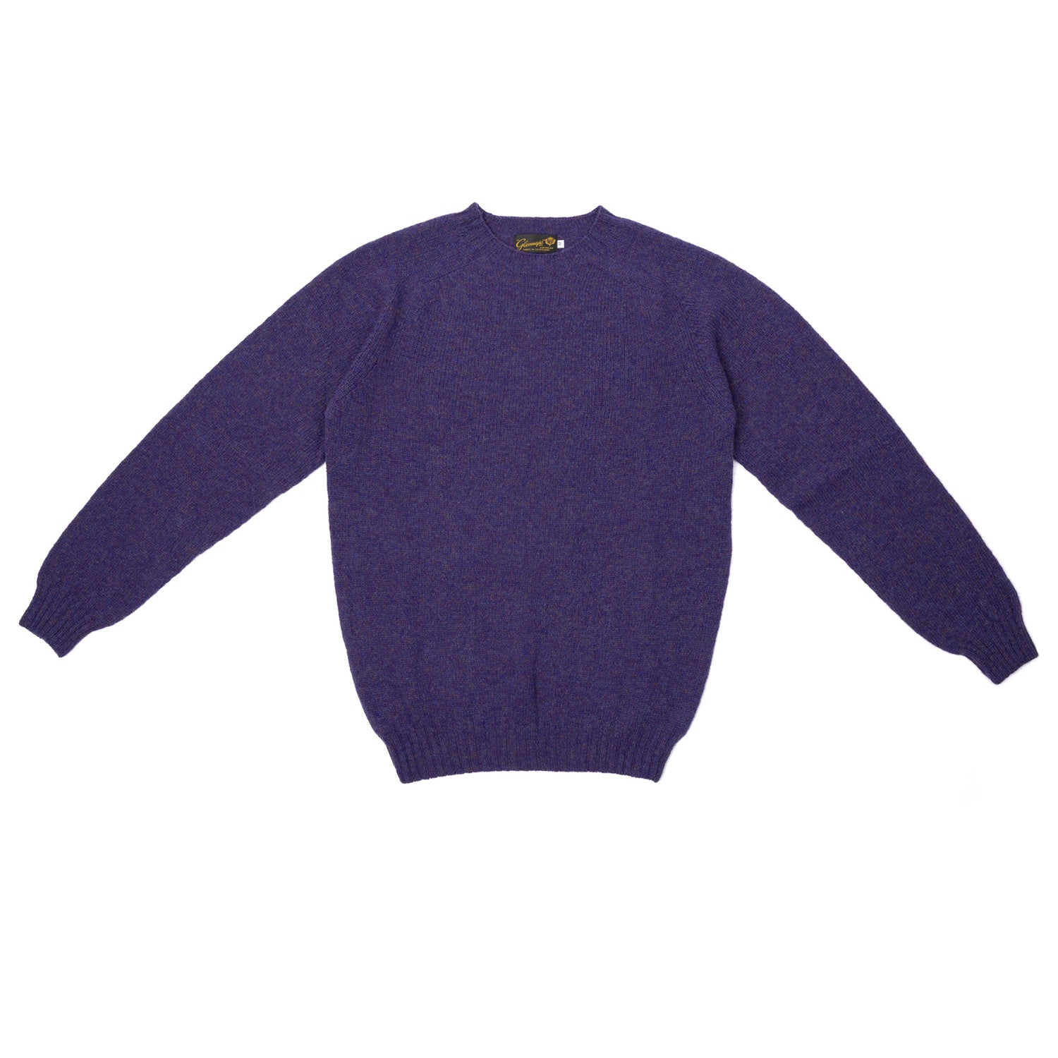 Glenugie exclusive x MJ: Sweater "Round Jumper" made from pure Wool - Circulare Knit Pure Soft Shetland